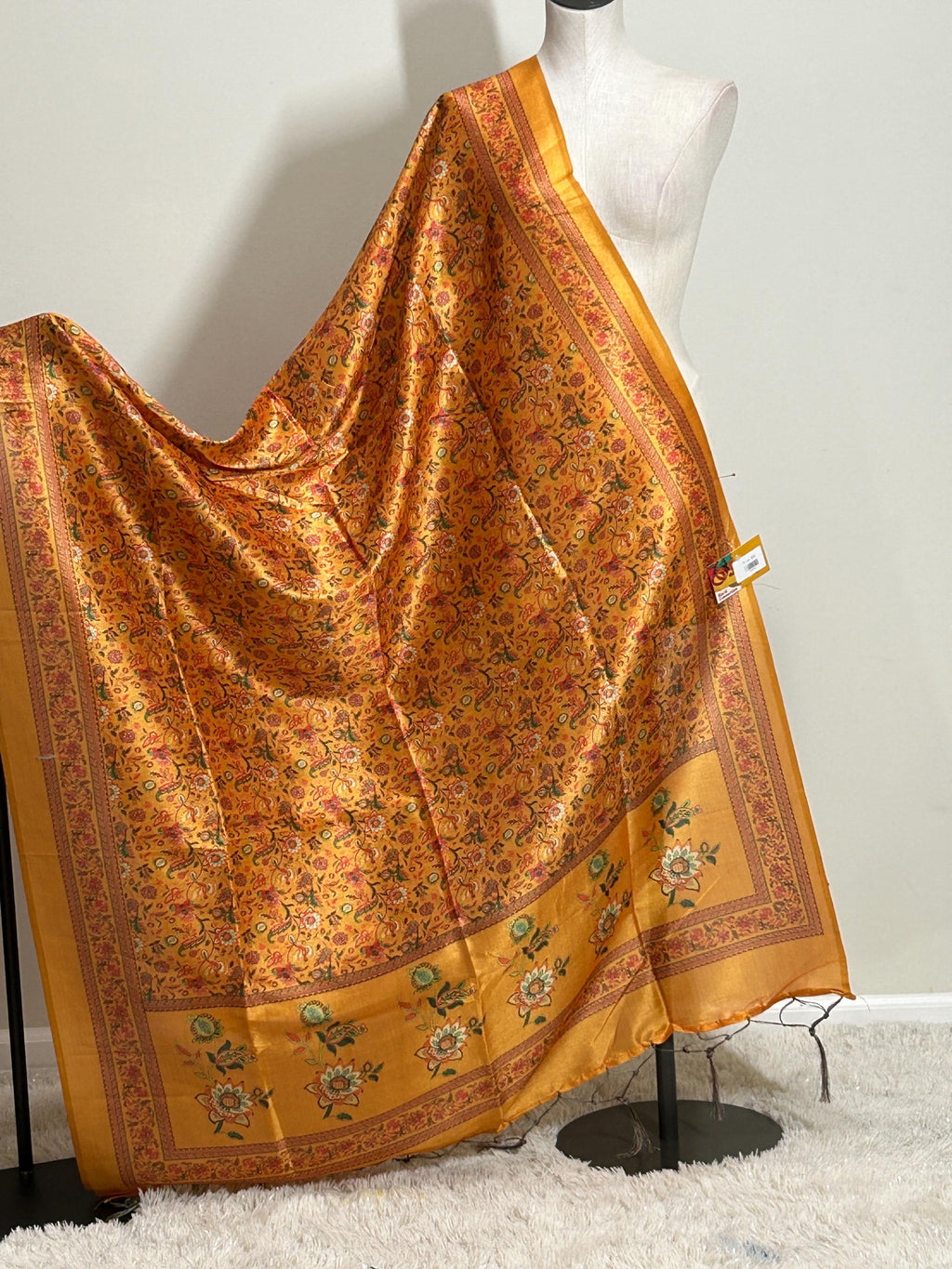 Digital print dupatta | cotton silk dupatta with beautiful pashmina print