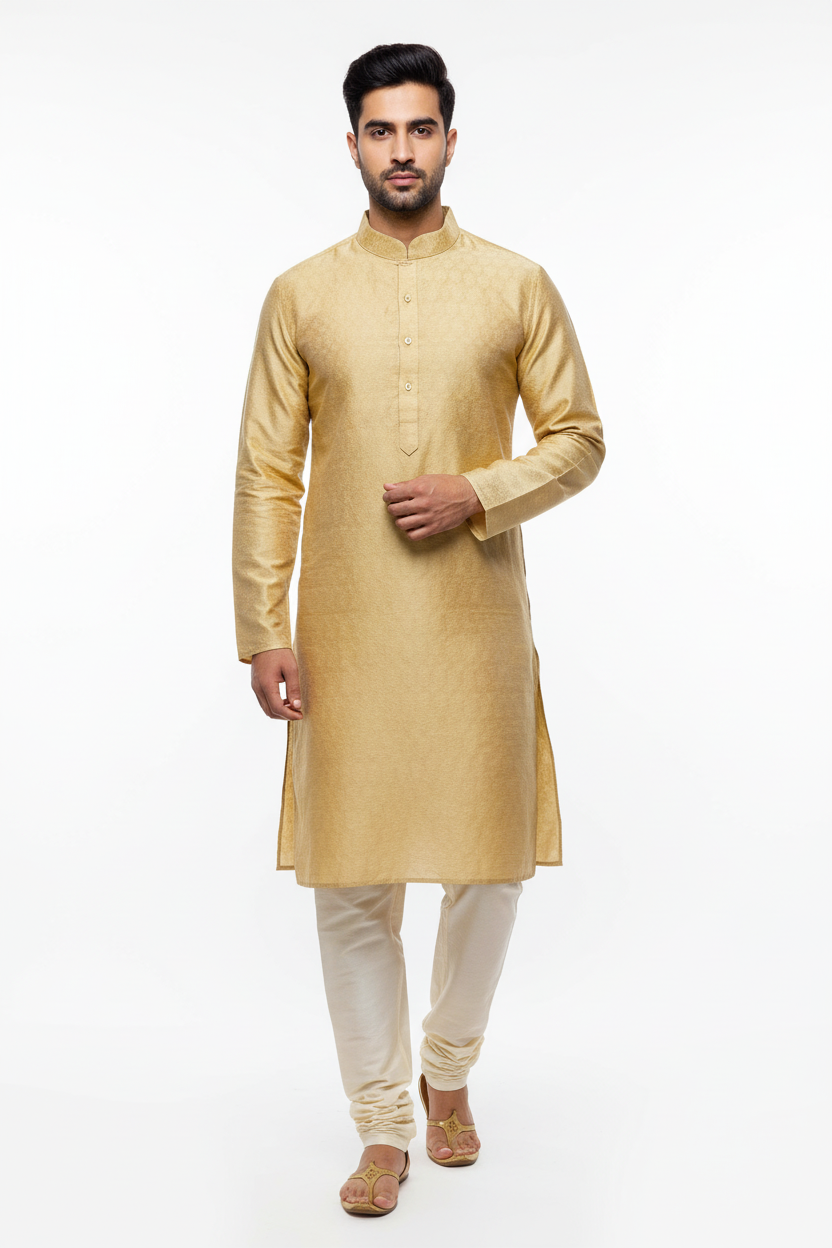 Silk kurta pajaama set