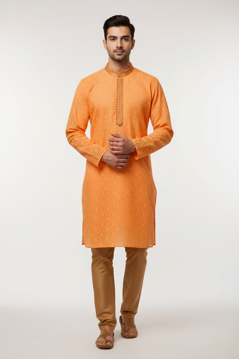 Chikankari kurta pajaama