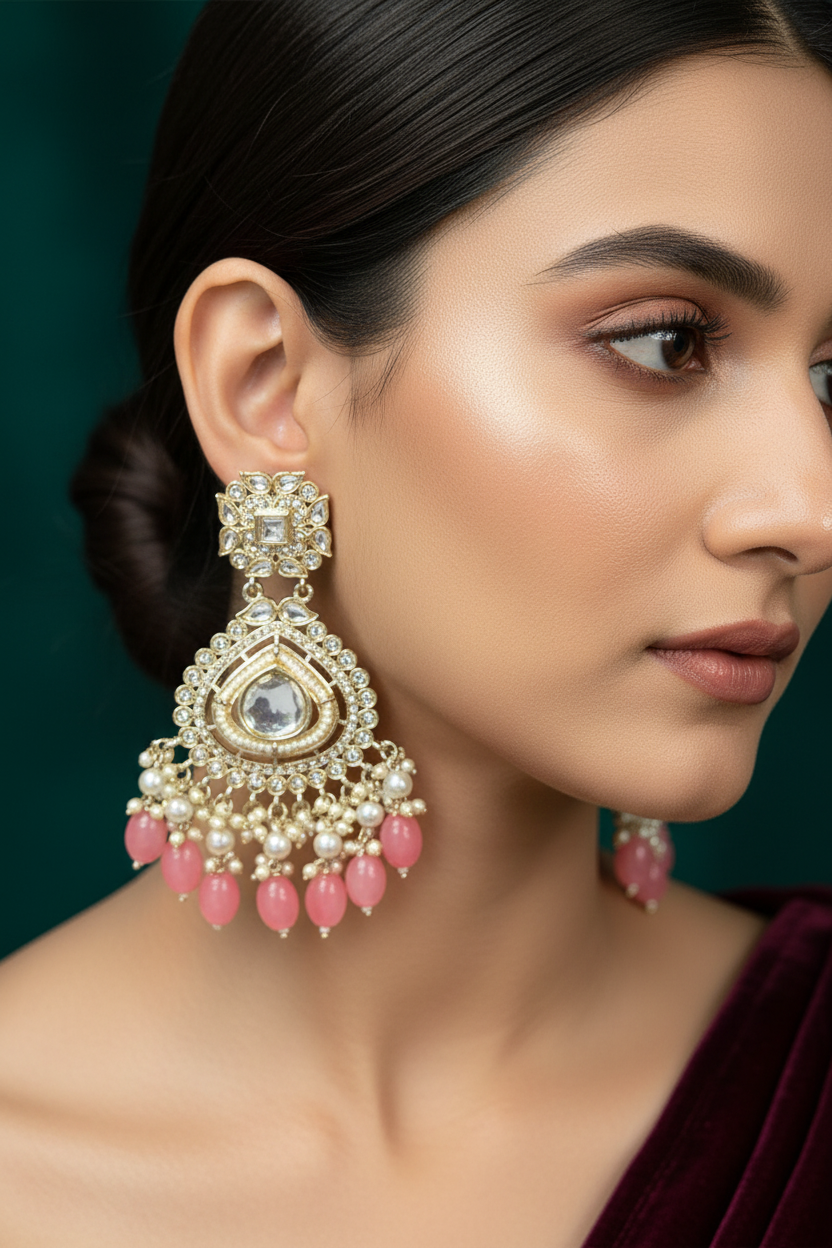 Kundan earrings