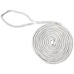 eachoice High Quality Dock Rope for Boating - 3-Strand Twisted Nylon Line, 5/8-Inch x 30 Feet, White