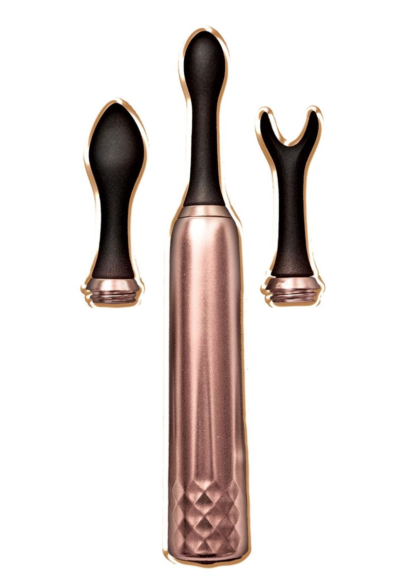 Intense Triple Tip Massager Silicone Rechargeable
