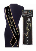 It's My F'n Birthday Sash