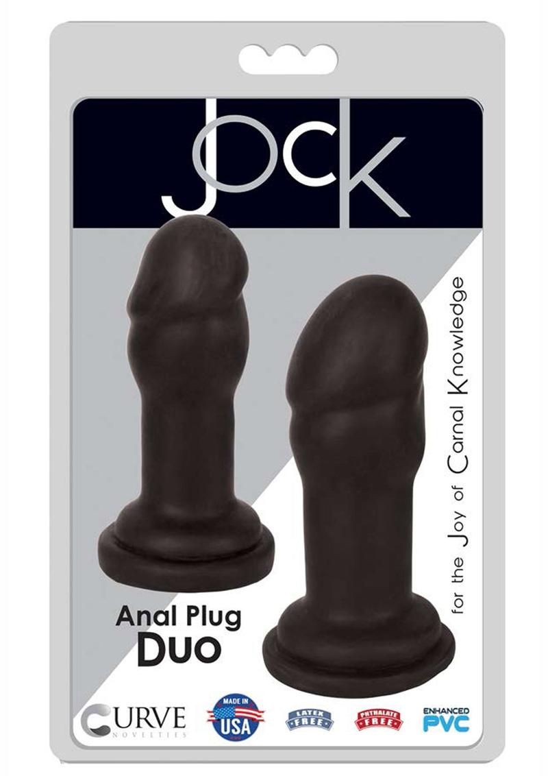 Jock Anal Plug Duo Penis Heads