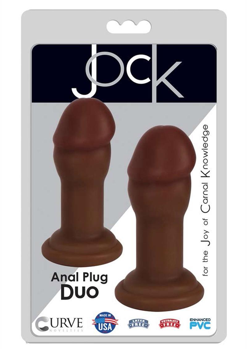 Jock Anal Plug Duo Penis Heads