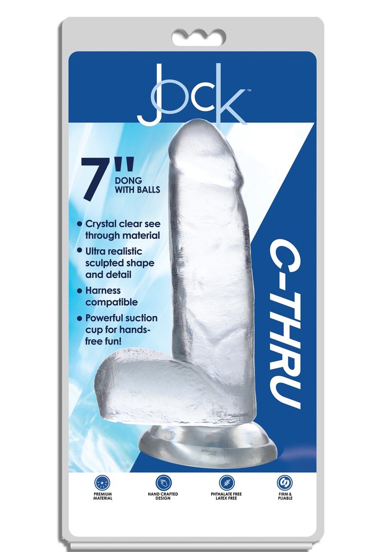 Jock C-Thru Realistic Dong with Balls