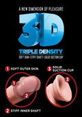 King Cock Plus Triple Density Double Penetrator Dildo