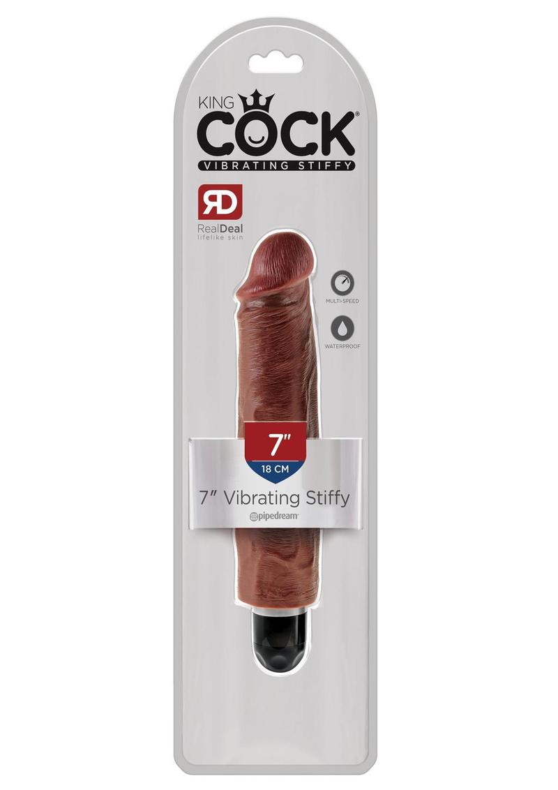 King Cock Vibrating Stiffy Dildo