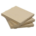 W Packaging 12" Kraft Plain Pizza Box, 1-5/8" Deep B-Flute (QTY 50), SKU WPPB12KP