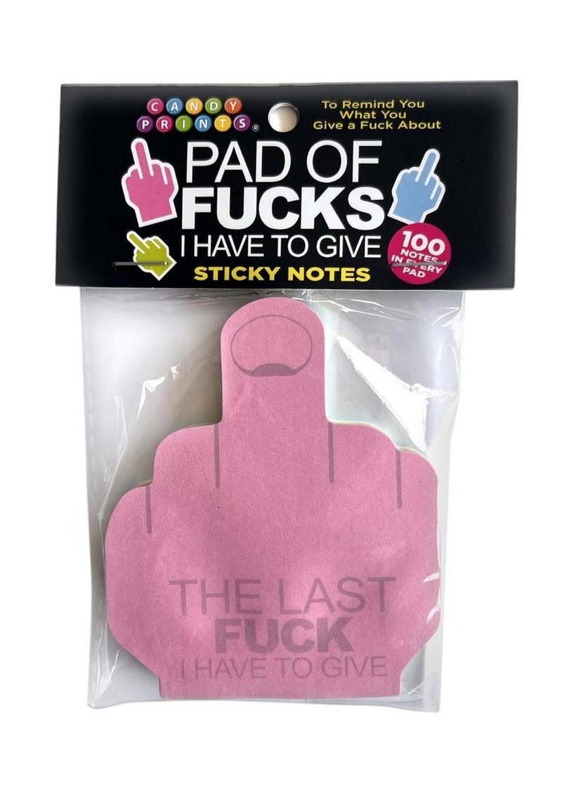 Last Fuck I Have to Give Sticky Notes