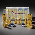 15-Piece Quick Connect Air Compressor Fitting Kit - Professional Grade Brass NPT Connections Set with Storage Case
