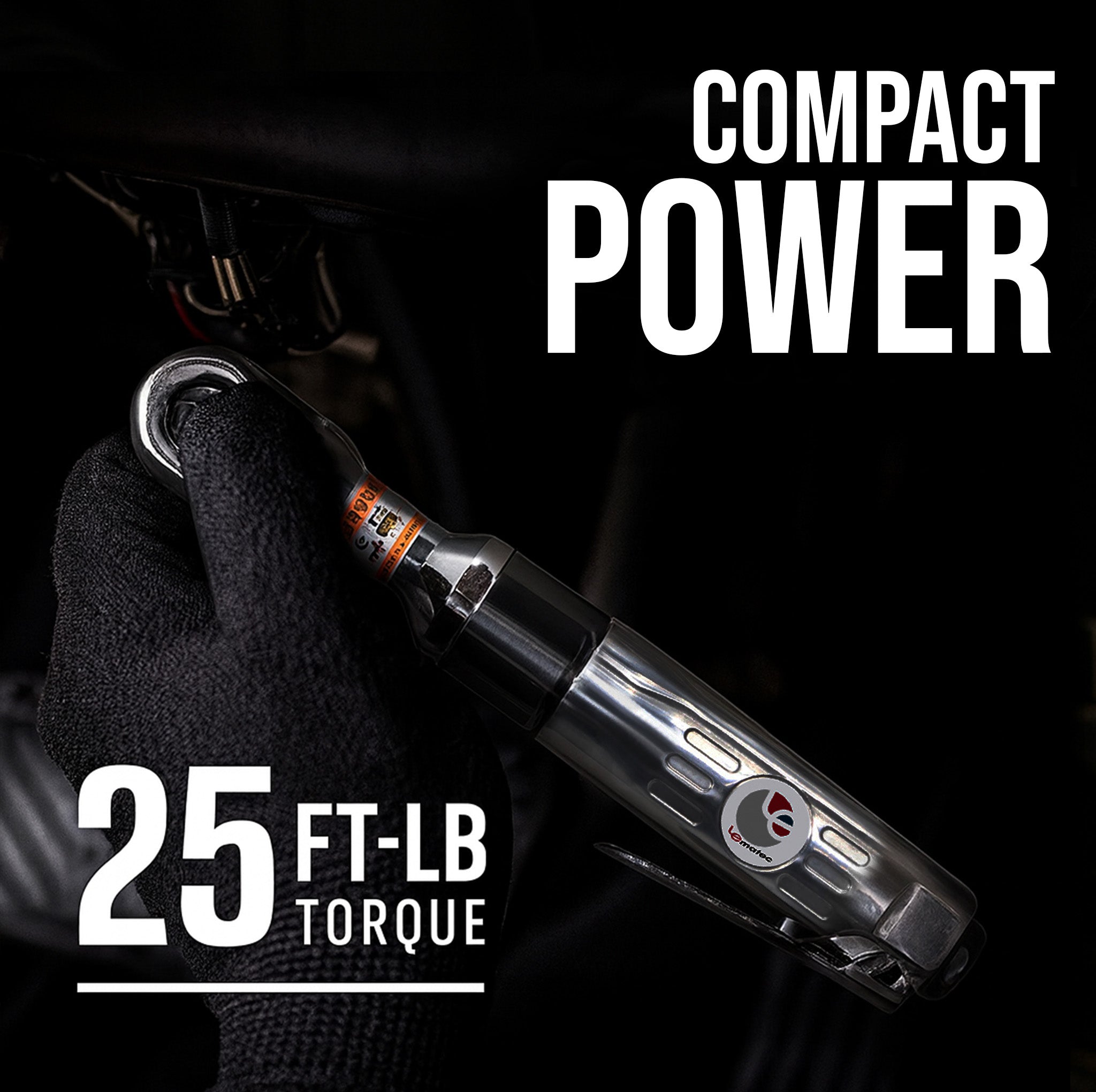 LE-RW57 1/2" Air Ratchet | Compact Heavy-Duty Wrench