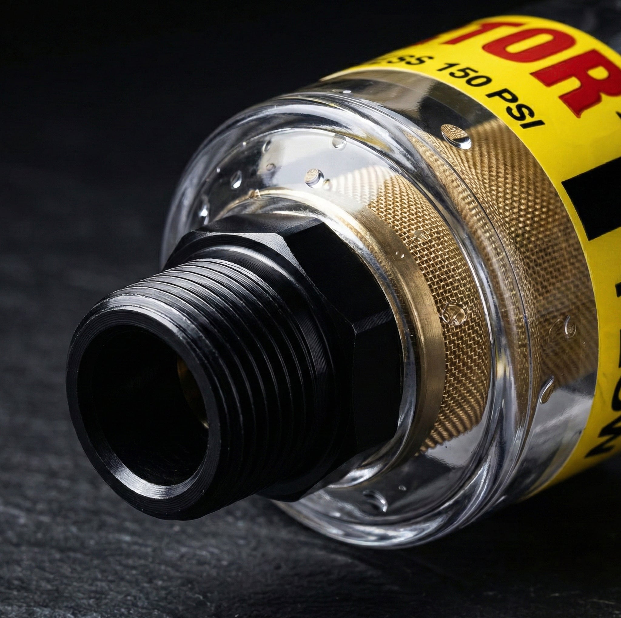 Professional Inline Air Compressor Filter - 150 PSI Oil & Water Separator with Auto Drain (ZN312)