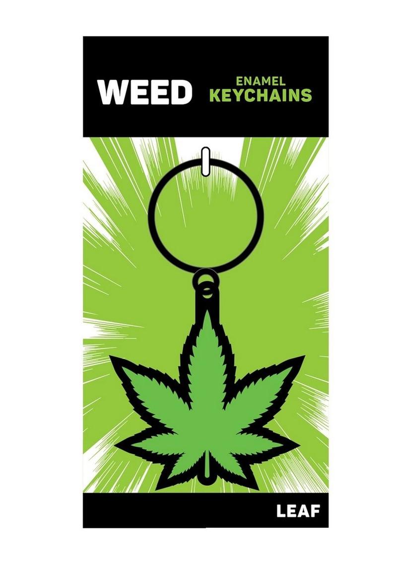 Weed Leaf Keychain