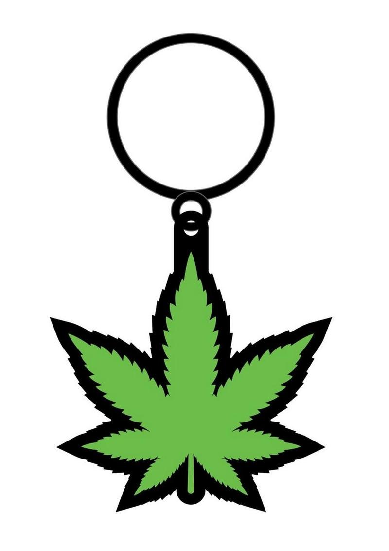 Weed Leaf Keychain