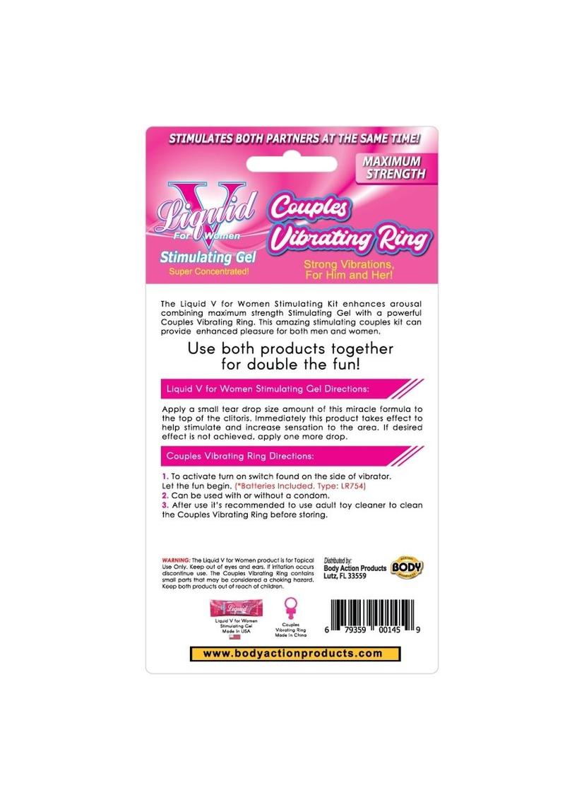 Liquid V Couples Cock Ring Kit