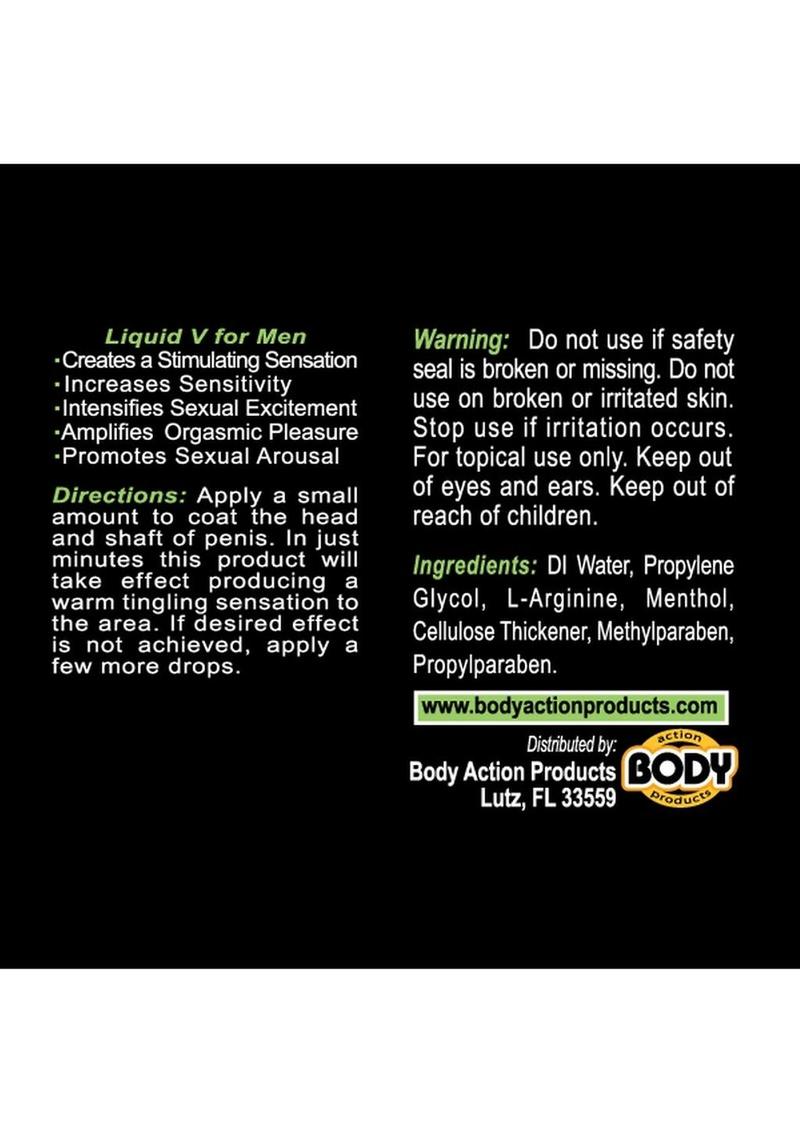 Liquid V Stimulating Gel For Men
