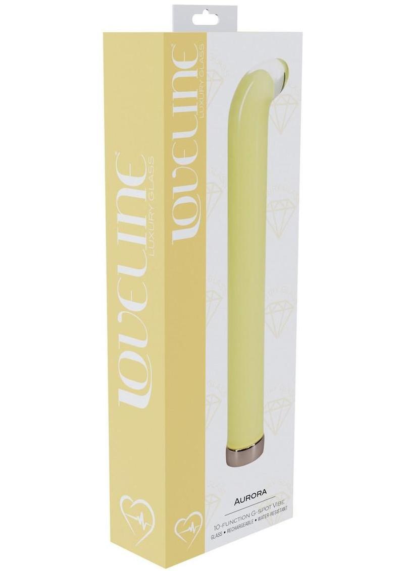 Loveline Aurora 10 Function G-Spot Rechargeable Glass Vibrator