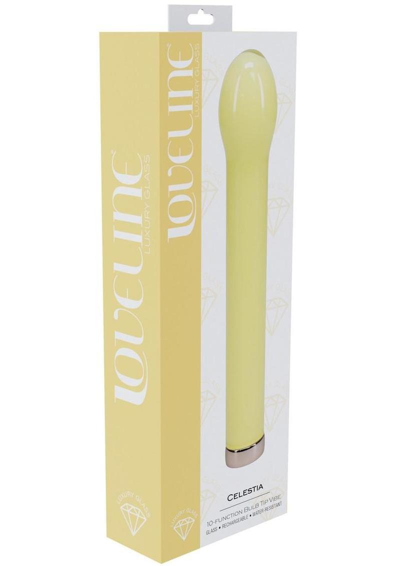 Loveline Celestia 10 Function Bulb Tip Rechargeable Glass Vibrator