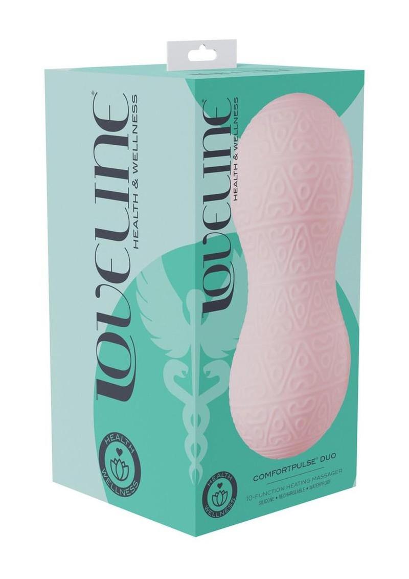 Loveline Comfortpulse 10 Function Vibrating Rechargeable Silicone Duo Massager