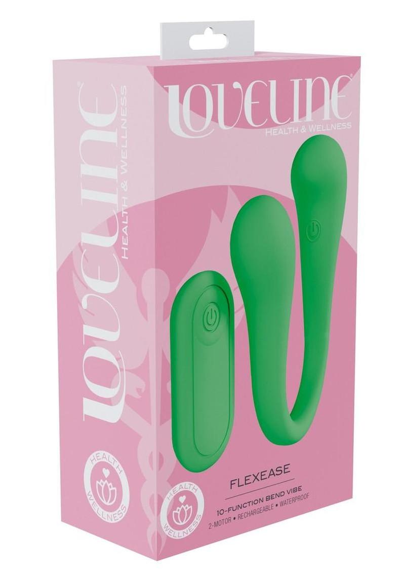 Loveline Flexease Bend 10 Function Rechargeable Silicone Vibrator