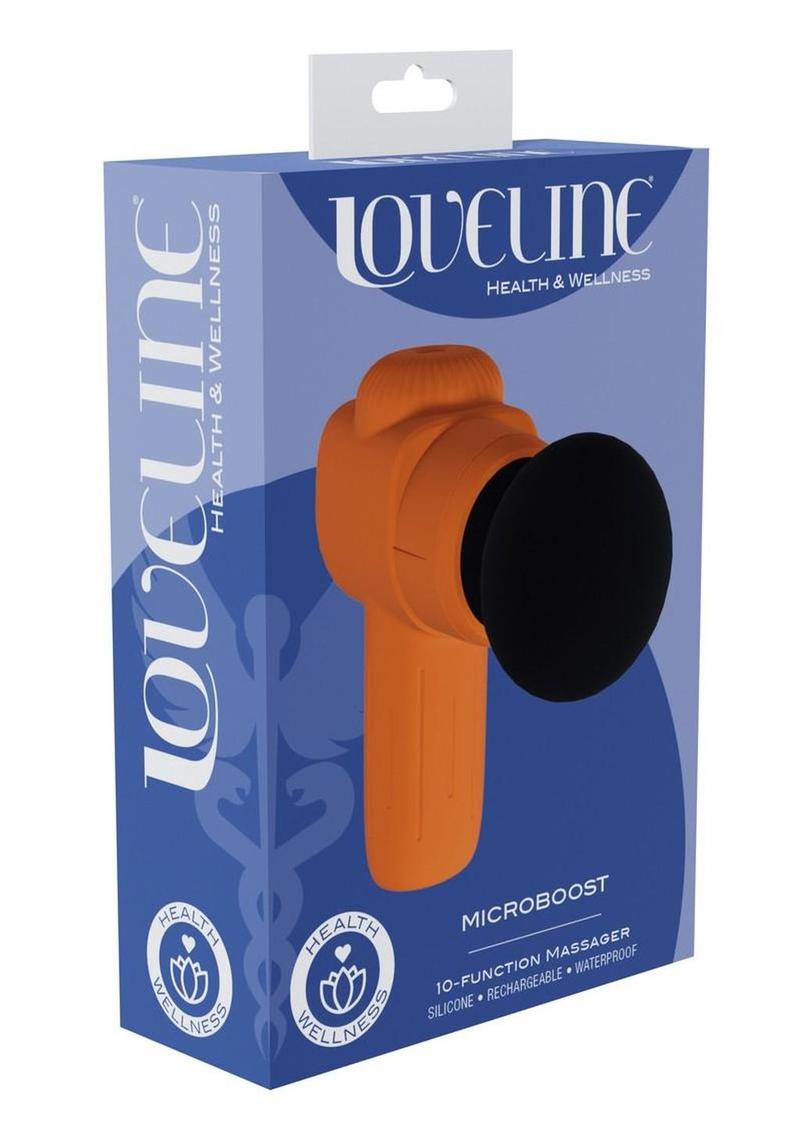 Loveline Microboost 10 Function Vibrating Rechargeable Silicone Massager