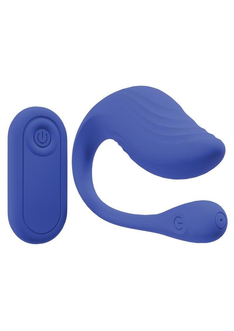Loveline Velvet G-Spot 10 Function Rechargeable Silicone Vibrator with Remote Control