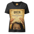 Shalom & Grace Apparel Queen Esther Women's Relaxed V-Neck T-Shirt | Bella Canvas 6405CVC