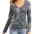 Long Sleeve Button Down Knit Cardigan