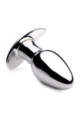 Master Series Chrome Blast 7x Rechargeable Anal Plug with Remote Control
