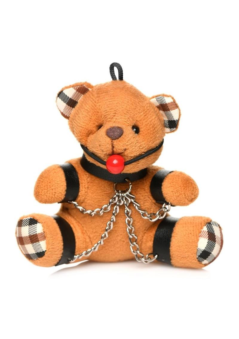 Gagged Teddy Bear Keychain