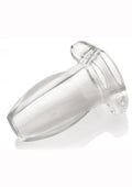 Master Series Peephole Clear Hollow Anal Plug