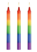 Master Series Pride Candles Rainbow Drip Candle