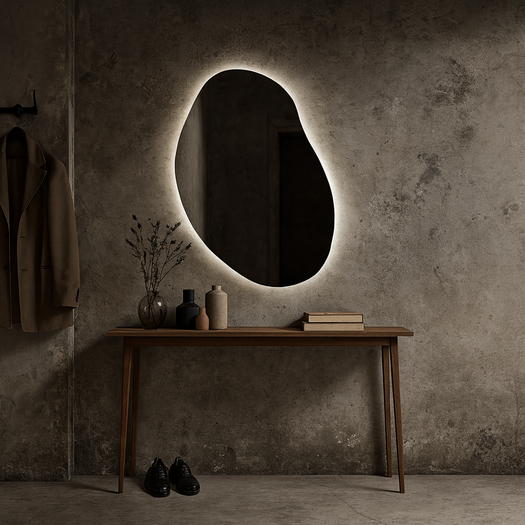 LED Bathroom Mirror with Lights | Irregular Vanity Mirror | Touch Sensor | Custom Sizes