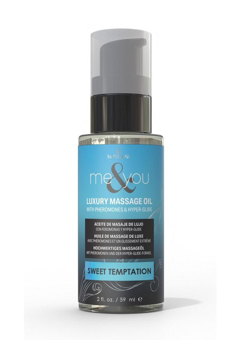 Me and You Pheromone Infused Luxury Massage Oil Sweet Temptation