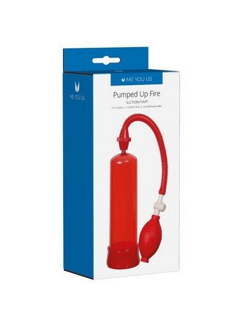 ME YOU US Pumped Up Fire Penis Pump