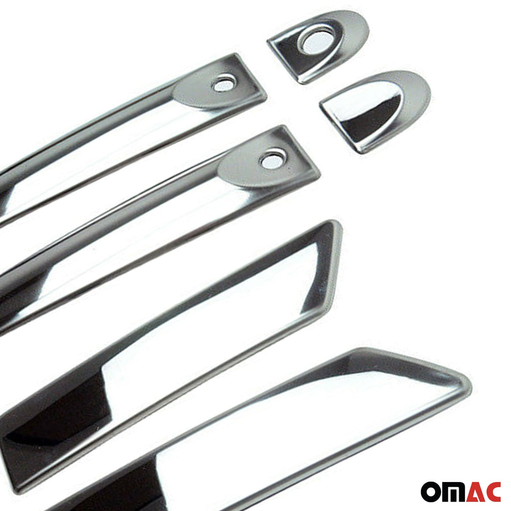 2011-2017 Nissan Juke Car Door Handle Cover Protector Stainless Steel Chrome Keyless