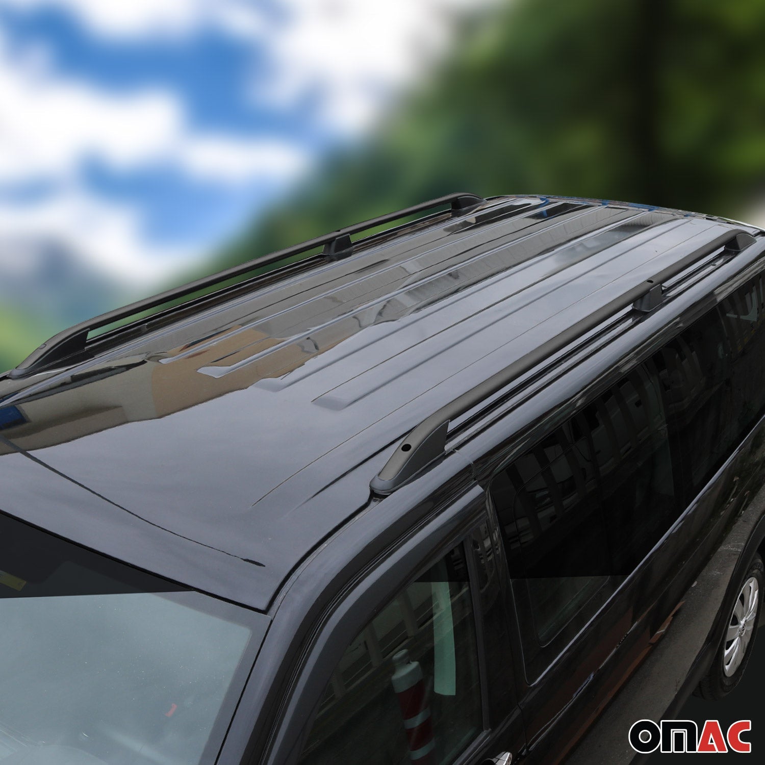 2015-2022 RAM Promaster City L2 Long Roof Rack Rails Side Rails Black