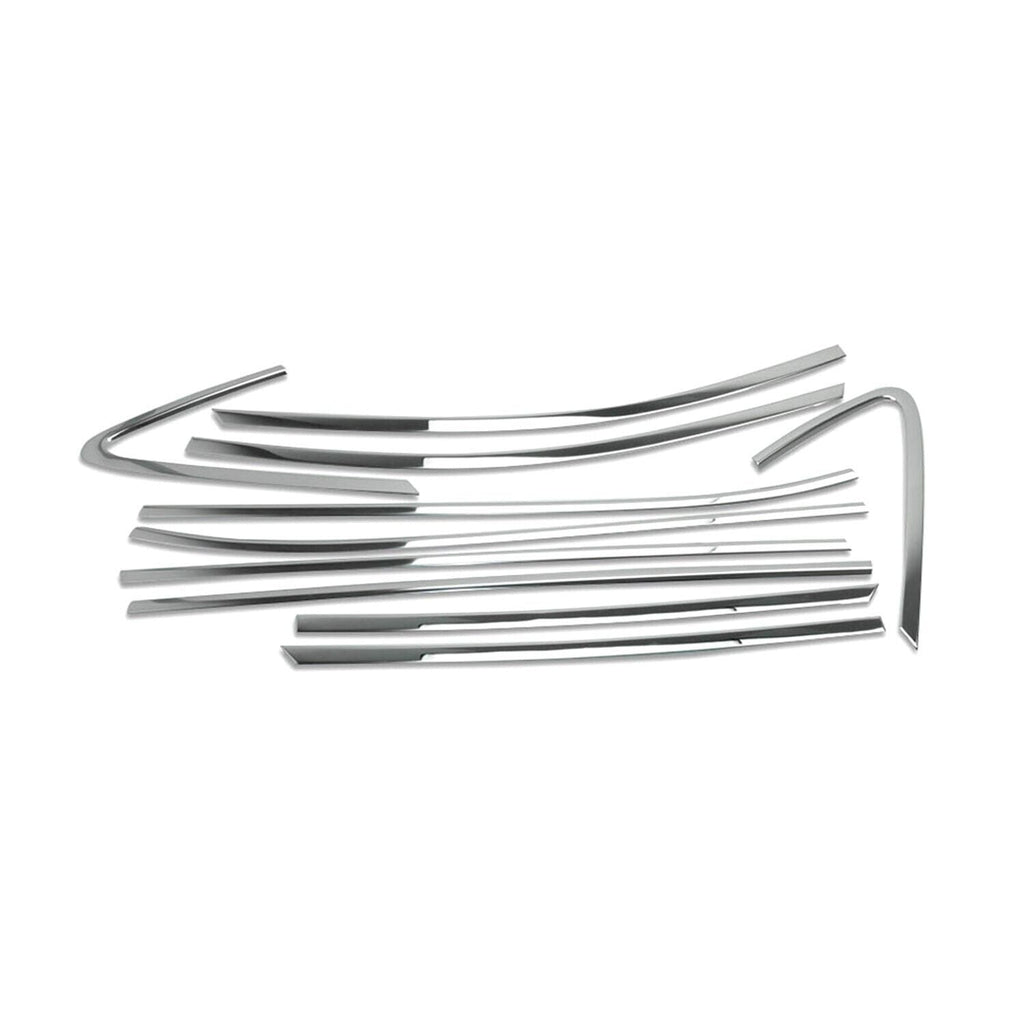 2010-2015 Hyundai Tucson Window Molding Trim Streamer Stainless Steel Silver 10 Pcs
