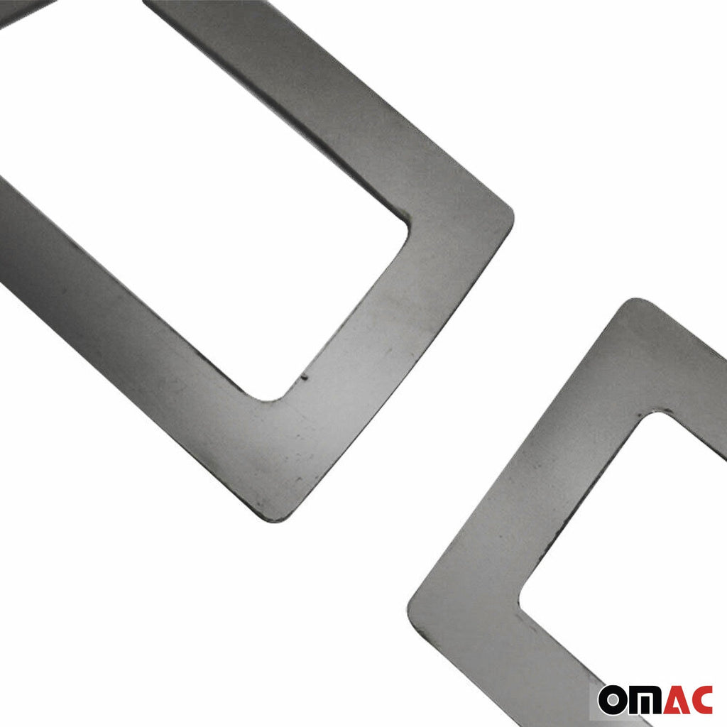 2011-2017 Buick Regal Side Indicator Signal Trim Cover Dark Stainless Steel 2 Pcs