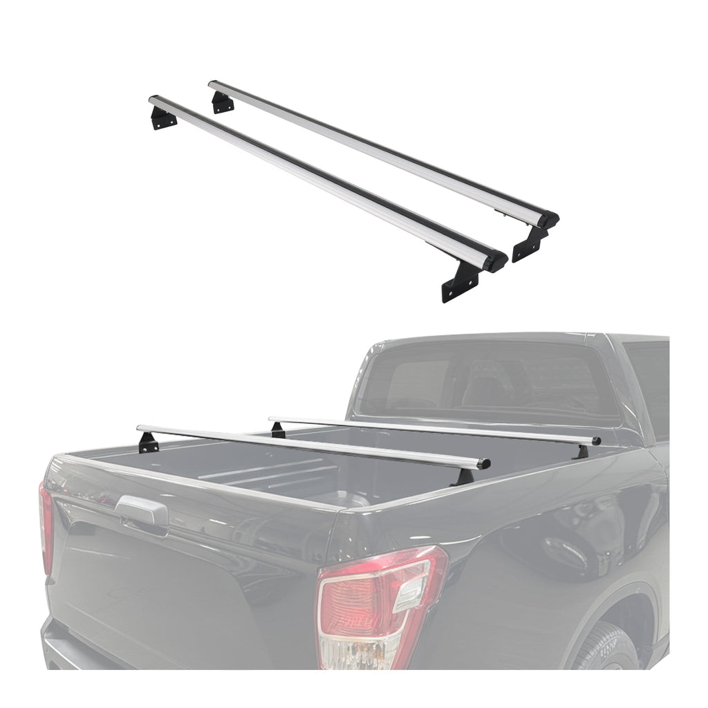 2005-2021 Nissan Frontier Trunk Bed Carrier Roof Racks Gray 2Pcs