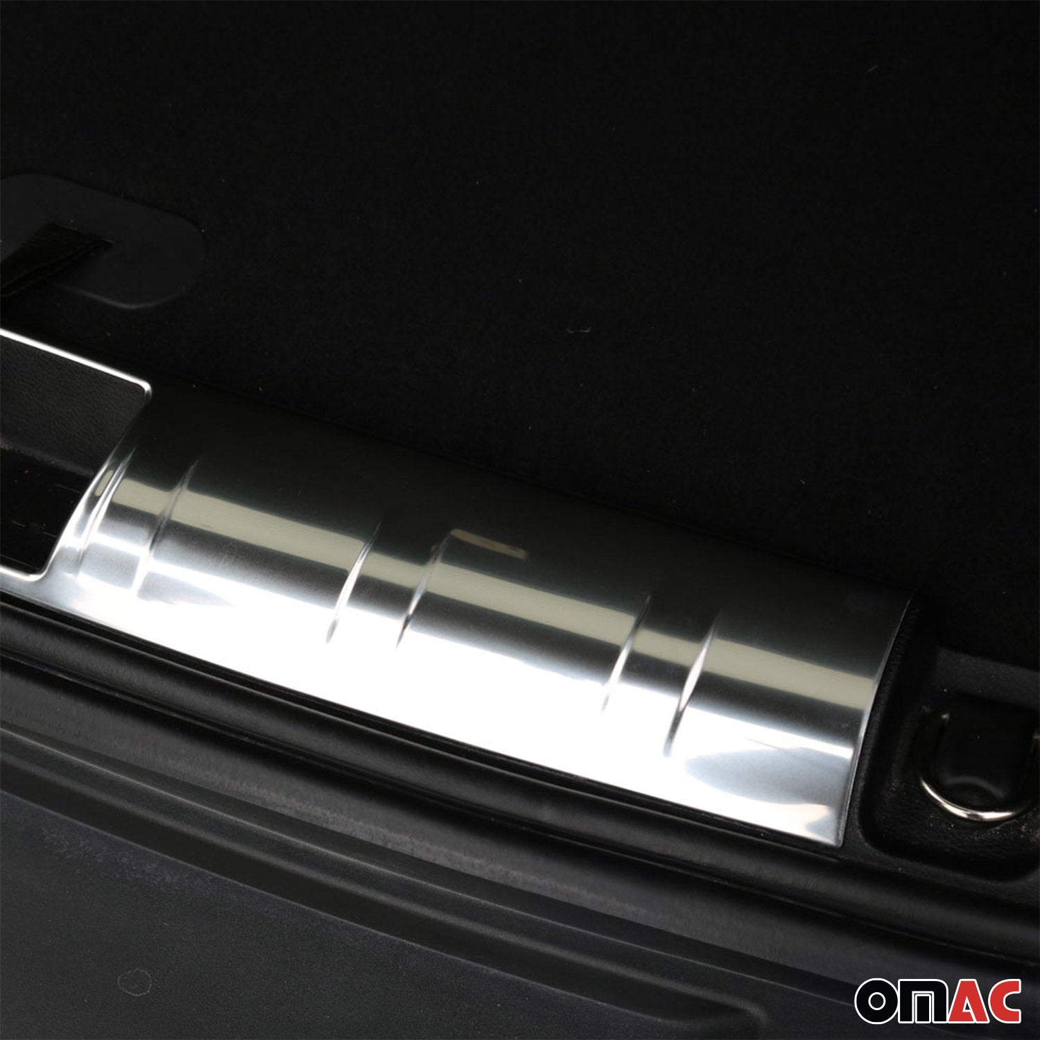 2015-2024 Jeep Renegade Trunk Sill Cover Bumper Guard Protector Steel Silver