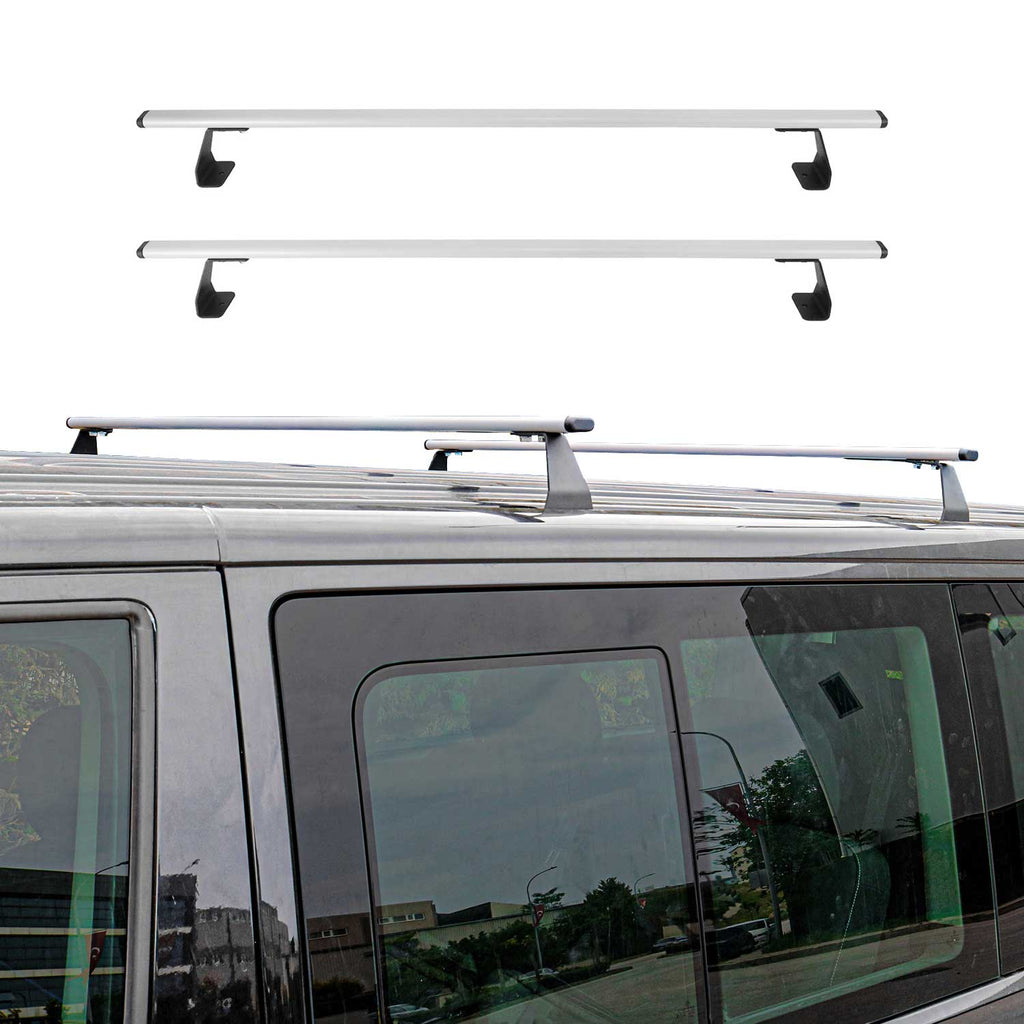 2021-2024 VW Caddy Roof Rack Cross Bars Silver