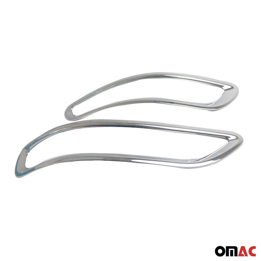 2017-2019 Kia Sportage Fog Light Lamp Bezel Cover Silver 2 Pcs