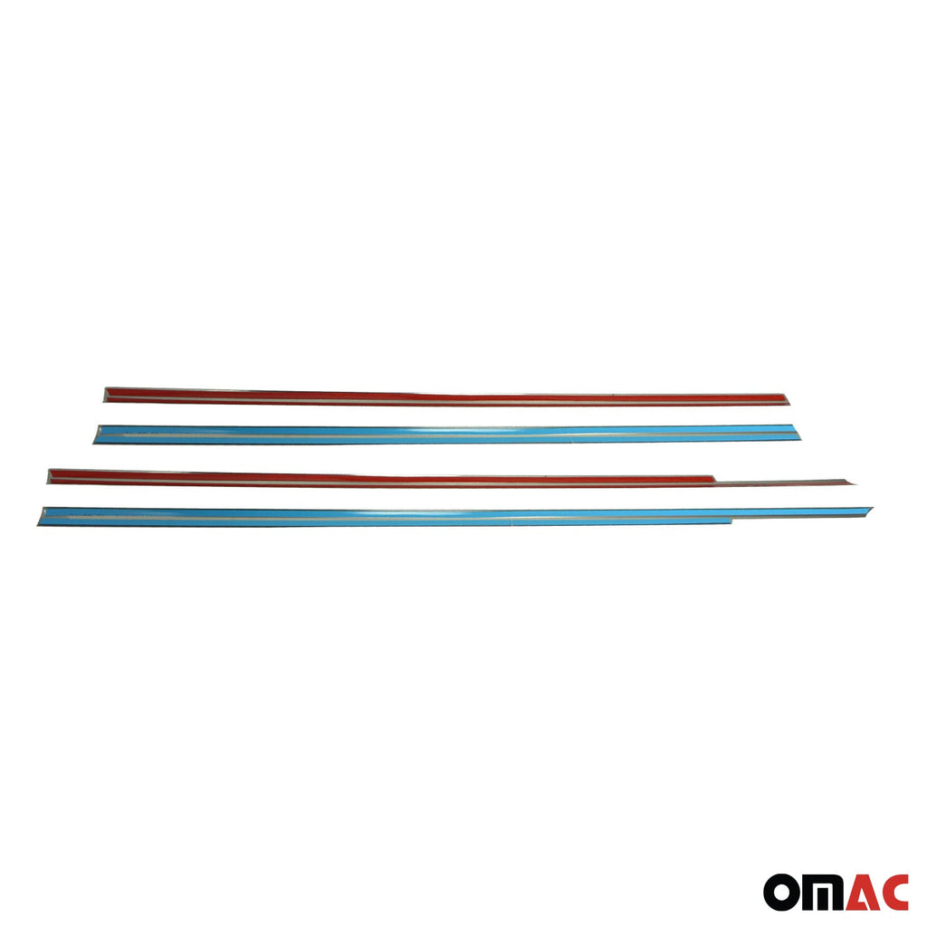 1996-2000 Honda Civic Sedan Window Molding Trim Streamer Stainless Steel