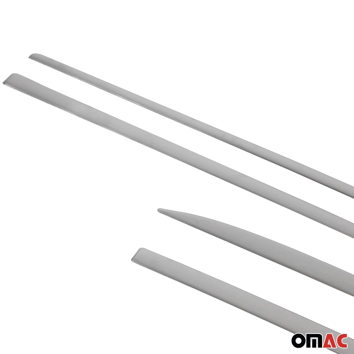 2017-2026 Ford Escape Side Door Molding Trim Skirt Garnish Stainless Steel Silver 4 Pcs