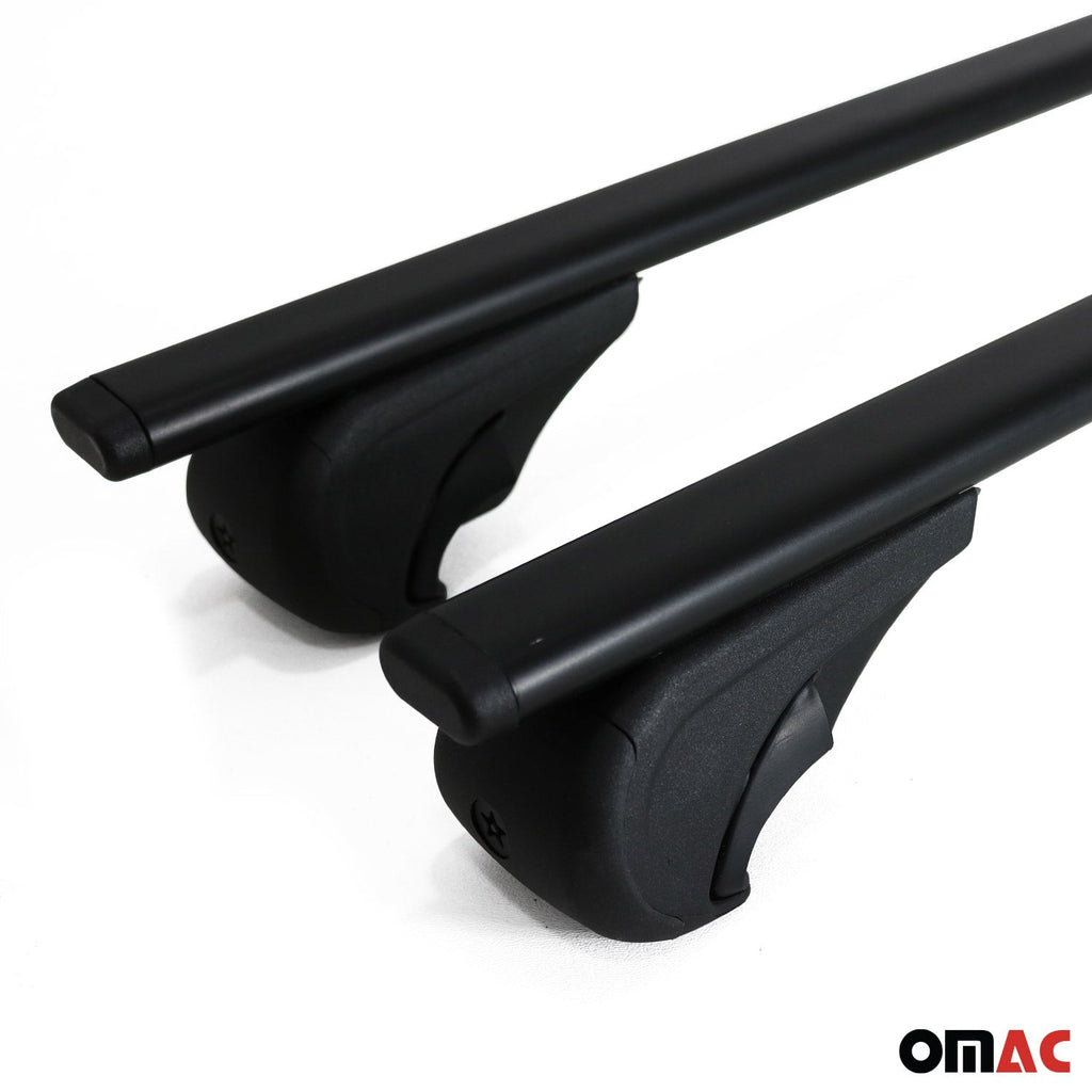 2015-2026 Ford Transit E-Transit Roof Rack Cross Bars Black