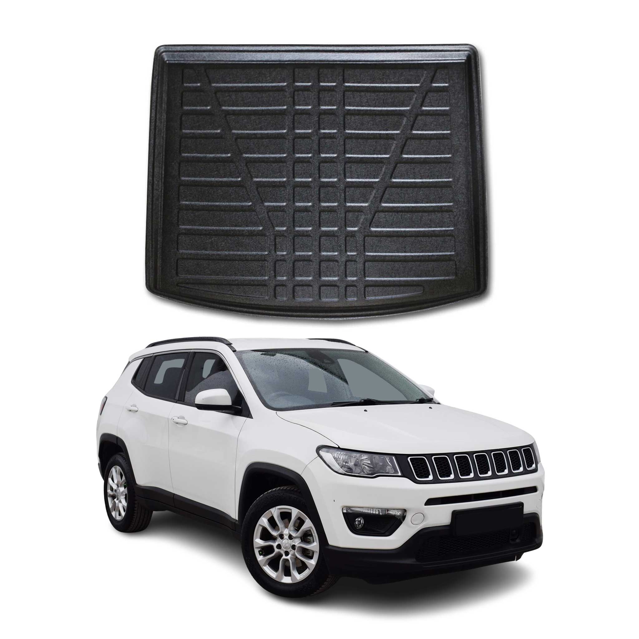 2017-2026 Jeep Compass Cargo Liner Trunk Mat All Weather Black