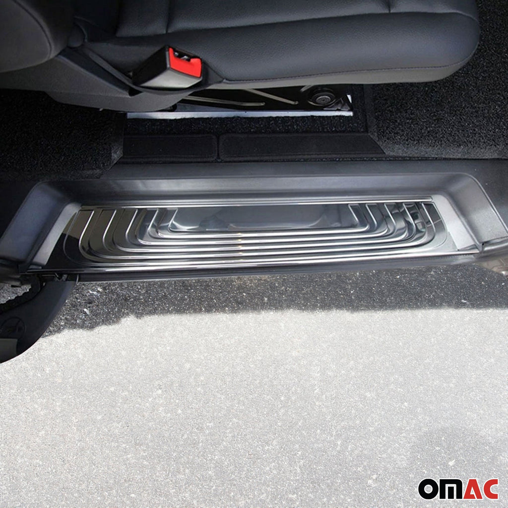 2016-2024 Mercedes Metris Door Sill Scuff Plate Scratch Protector Stainless Steel 4x