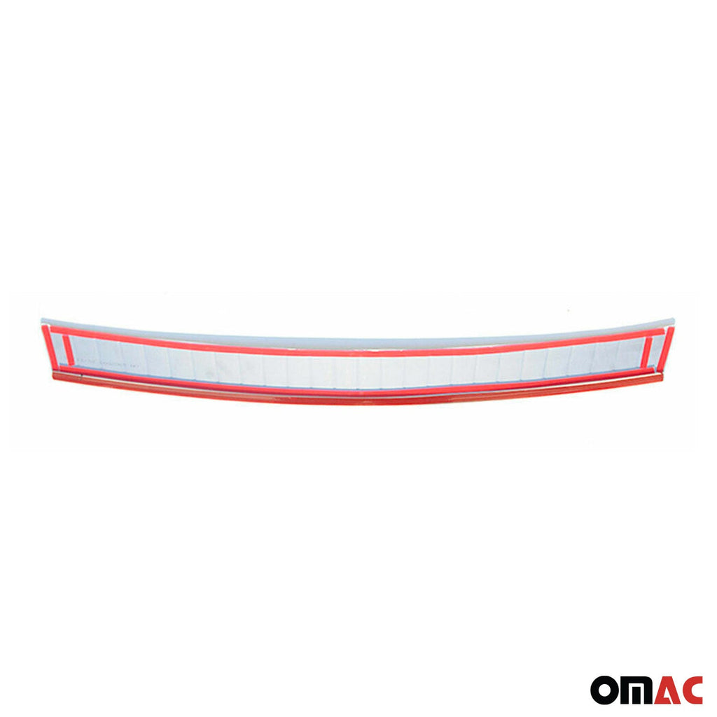 2011-2013 Mitsubishi Outlander Rear Bumper Guard Stainless Steel Glossy